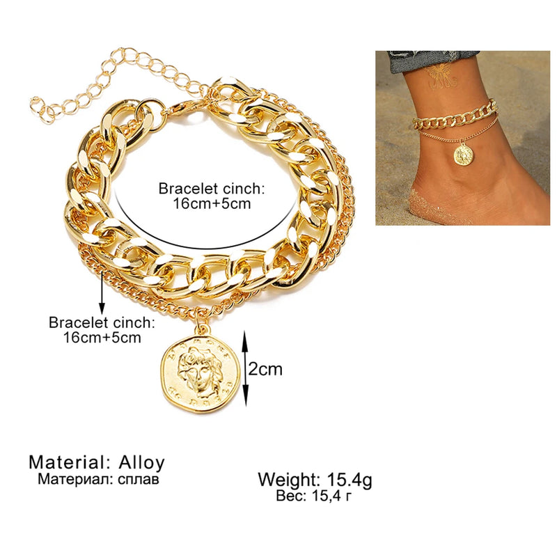 Women's Beach Chain Anklet Bracelet