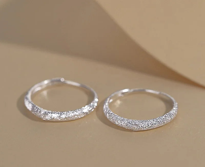 Elegant 925 Silver Hoop Earrings