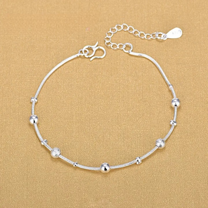 Elegant Sterling Silver Women’s Anklet