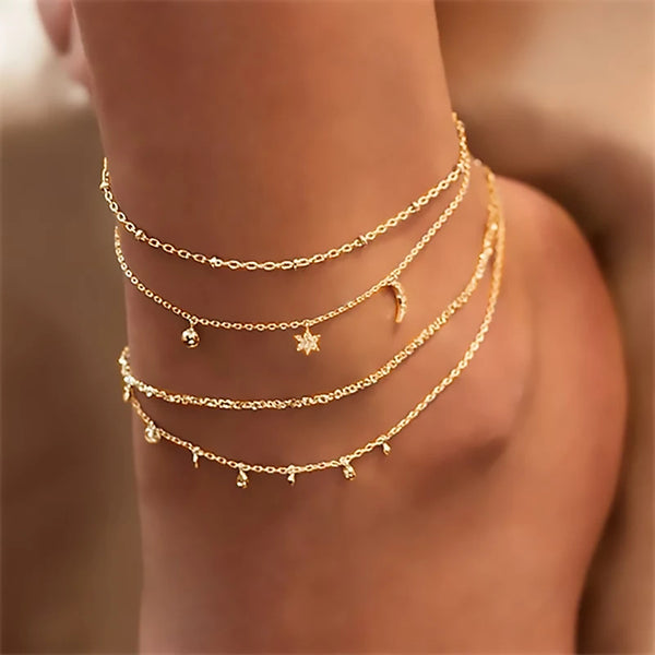 Women's Beach Chain Anklet Bracelet