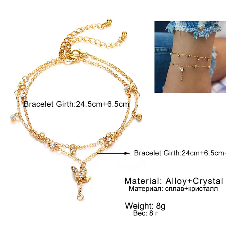 Women's Beach Chain Anklet Bracelet