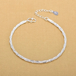 Elegant Sterling Silver Women’s Anklet