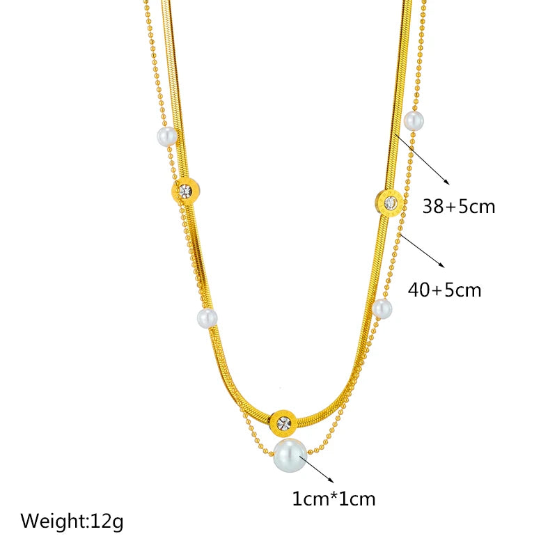 Elegant 316L Stainless Steel Pendant Necklace - Timeless Jewelry for Women