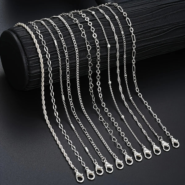 Elegant Multi-Layer Chain Bracelet Set