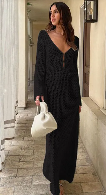 Womens Solid Beach Dress Lightweight Breathable Summer Beachwear by La Sirène Salée