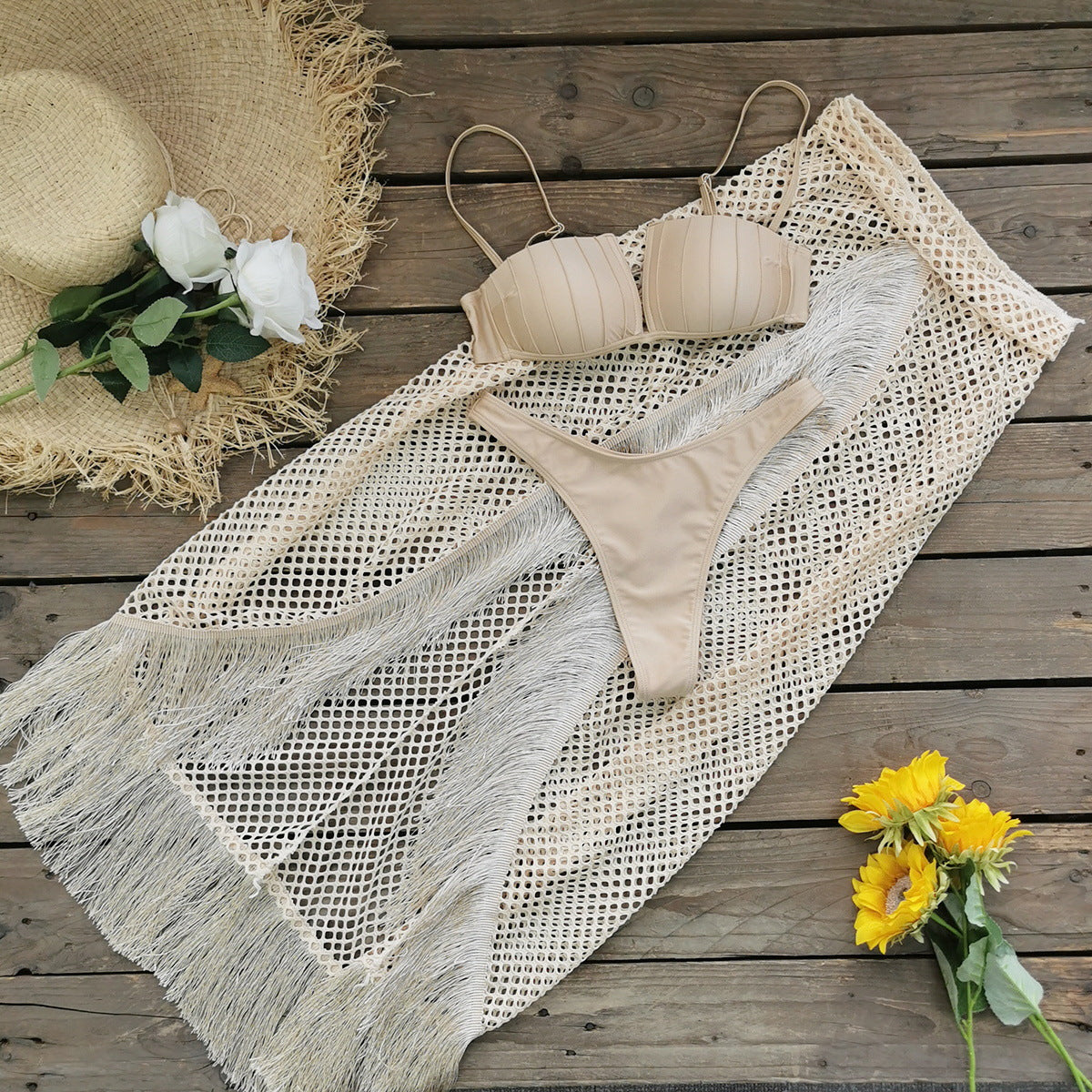 Talulah Three-Piece Bikini