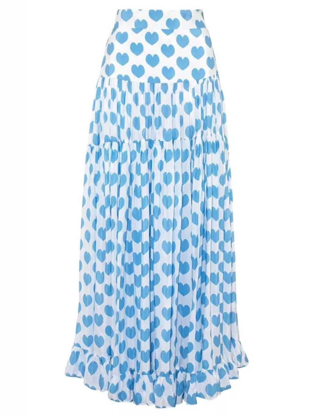 Printed Two Piece Swimwear Set With Ruffle Bow Skirt by Trendsi